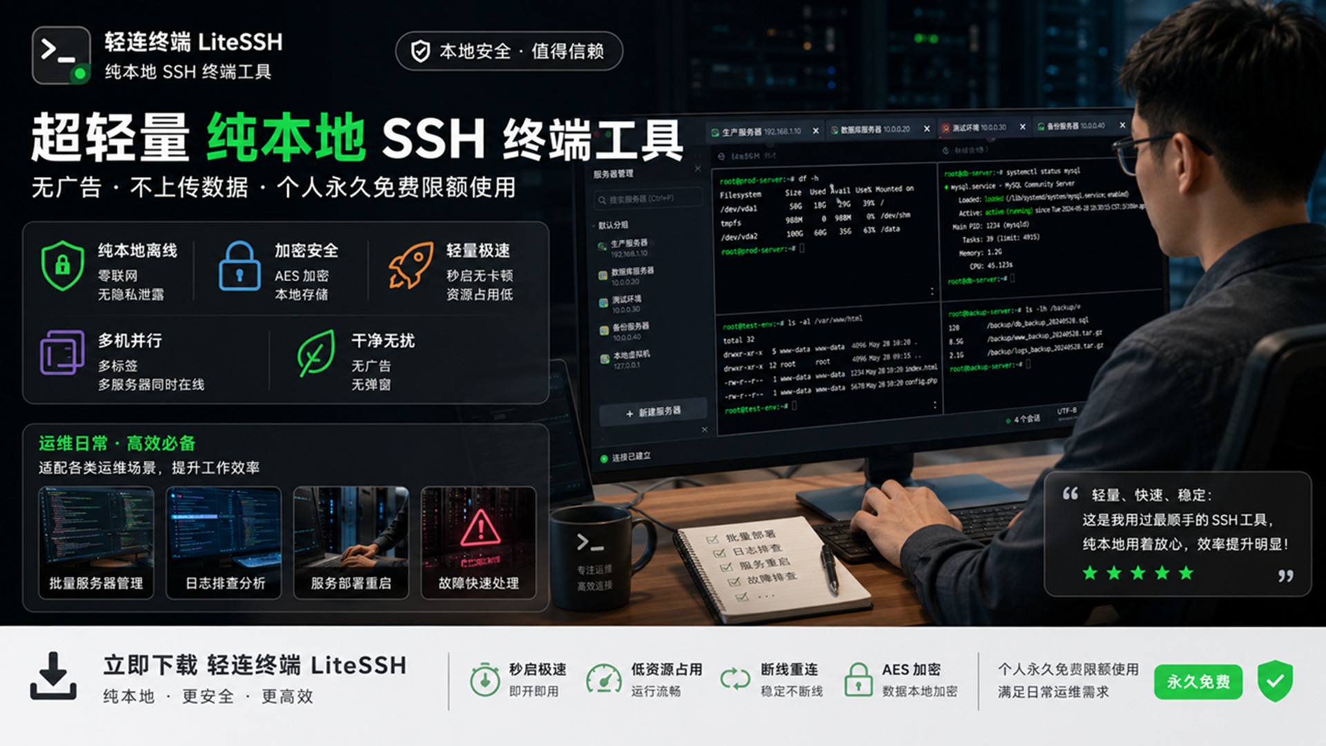 乐客SSH 顶部横幅海报